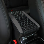 PU leather multi-color three-dimensional embroidered car armrest cushion, center console cushion, car decoration items