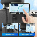 Car Seat Back Phone Holder Hook Hanger close-up view