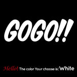 Hot Gogo Car Decal Decals Vinyls Decals Fashion Creative Car Full Body Head Styling Stic detail view
