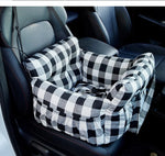 Dog Car Seat with Safety Belt | Non-Slip Pet Travel Bed for Small Dogs alternate view