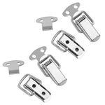 4pcs Duck-mouth Buckle Stainless Steel Vintage Mini Lock Chest Box Gift Suitcase Ca additional angle