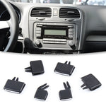 Car Dash Front Rear Air Conditioner AC Vent Grille Outlet Tab Clip Slider For Volkswagen Golf 6 Sagitar Jetta 5KD819703