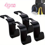 Multifunctional Car Headrest Hook Hidden Rear Seat Hanger Universal In-Car Storage Penda detail view