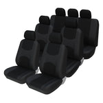Car Seat Cover Airbag Compatible Ventilation Cloth Protect Seat Universal Beige Interior Accessories For 1/2/5/7 Seats