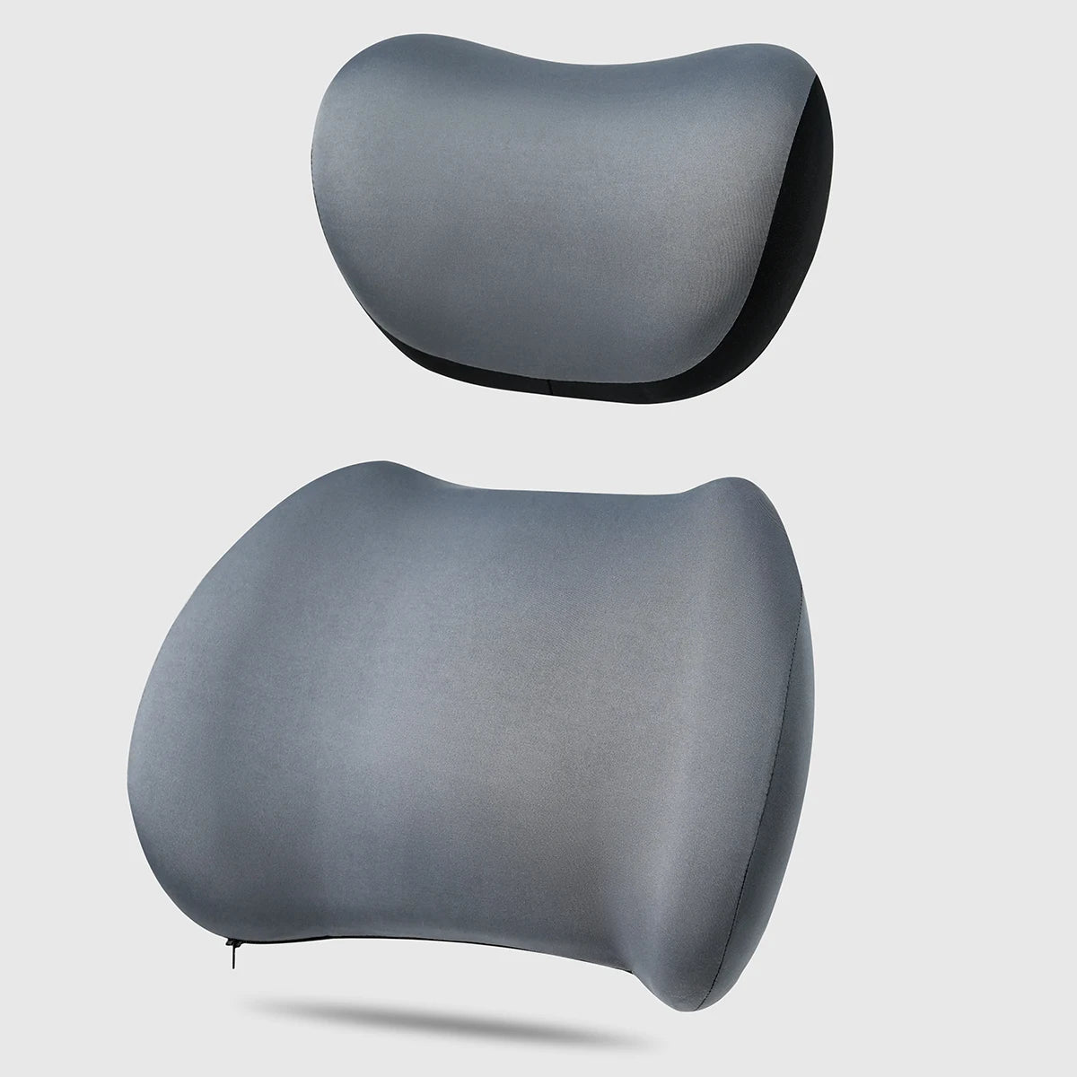 Car Headrest & Lumbar Support Cushion Kit, Ergonomic Driving Fatigue Relief Seat Memory Foam Neck Back Rest Pillows