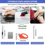 Car Film Wrapping Tool Kit Window Tinting Tools Vinyl Wrap Felt Squeegee Wrap Stick V lifestyle view