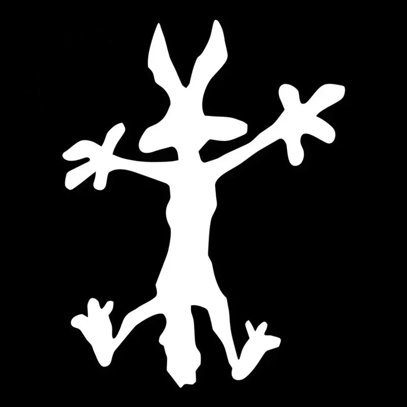 Car Sticker Sly Coyote Waterproof Auto Decors on Car Body Bumper Rear Window Laptop Vinyl Decals