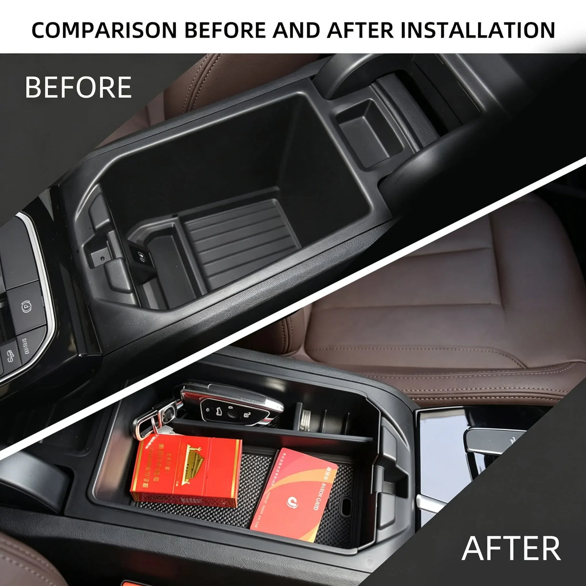 Center Console Armrest Storage Box Tray For BMW 3 Series G20 G21 4 Series G22 G23 2021‑2023 Organizer Tray Car Accessories
