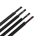 4Pcs Window Weatherstrip for Suzuki SX4 Hatchback | Outer Door Glass Moulding Trim Sea close-up view
