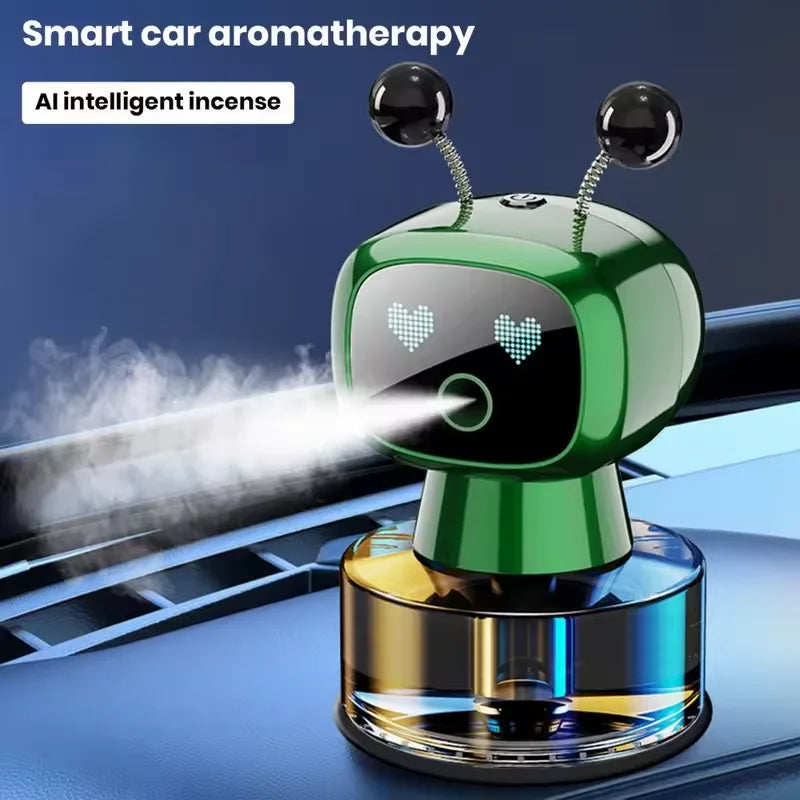 Rechargeable Smart Car Air Freshener | Adjustable AI Aroma Diffuser