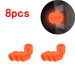 Luminous Tire Valve Caps 6 Colors Car Motorcycle Glowing Valve Cover Car Tire Wheel H alternate view