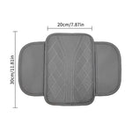 New Car Armrest Pad With Storage Bag PU Leather Car Elbow Pad Car Center Console Armrest Box Cushion Auto Armrests Storage Pad