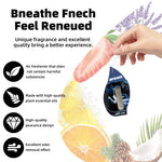 Car Air Freshener Natural Tea Fragrance | Vehicle-Mounted Hanging Vanilla Scent Water close-up view