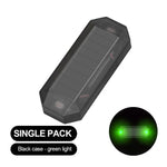 Car Mini LED Solar Power Warning Light Night Security Simulated Alarm Wireless Anti-T lifestyle view