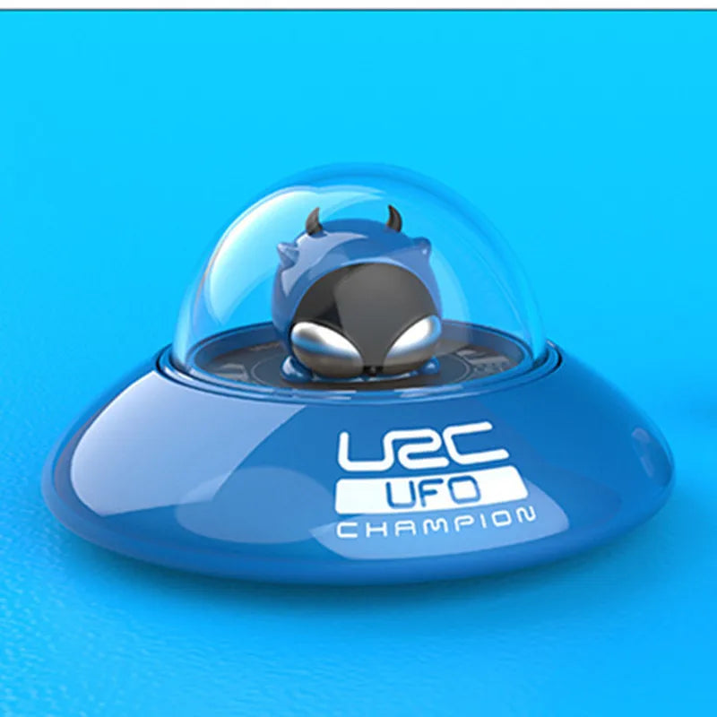 UFO Alien Car Air Freshener | Citrus Ocean Scented Vent Clip Deodorizer