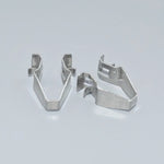 10PCS 6R0867633 Car Sun Visor Vanity Mirror Fixing Iron Fastener Clip Bracket for Volkswagen Passat Sagitar Beetle Scirocco