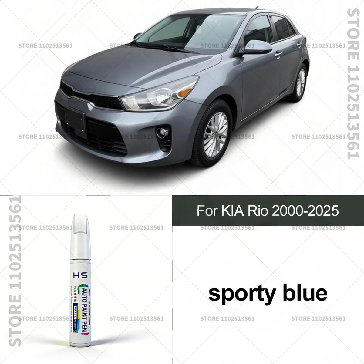 Touch Up Paint Pen for Car Scratch Repair Quick Dry Auto Paint Brush for Minor Paint alternate view