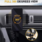 Magnetic Car Phone Holder With Air Vent Clip, 360 Degree Adjustable