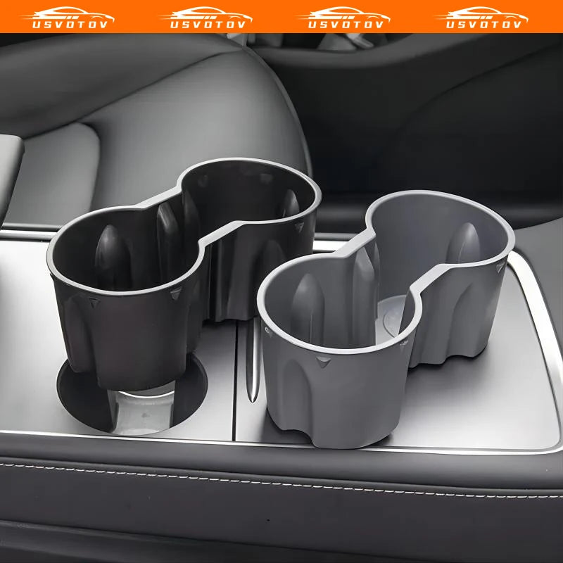 Tesla Model 3 & Model Y Cup Holder Insert | Non-Slip Center Console Organizer