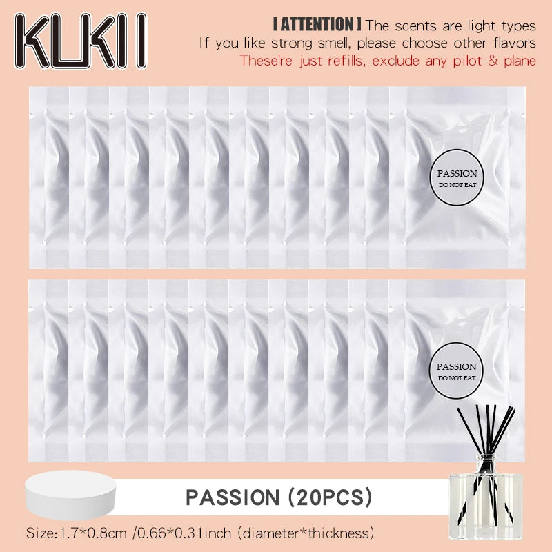 Car Air Freshener Refill Tablets | Replacement Fragrance Pods close-up view