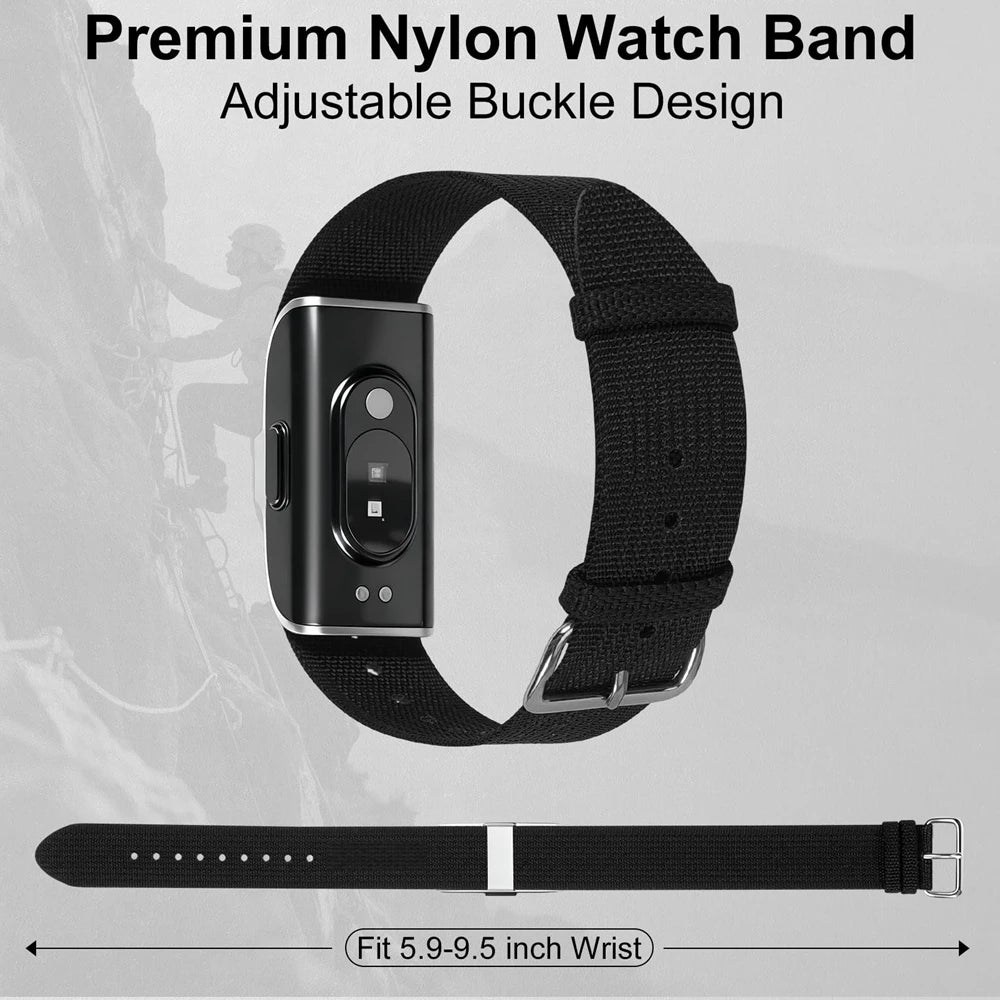 For Hume Strap Adjustable Replacement Nylon Wristband Breathable Sport Wrist Band for alternate view