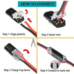 2Pin Way Plug Car Wire Connector Electrical Connector Wire Cable Automotive Waterproo lifestyle view