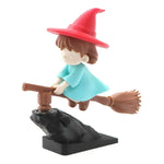 3D Drift Broomstick Car Dashboard Ornament Funny Witch Wizard Flying Figurine Auto Interior Decoration Accessories