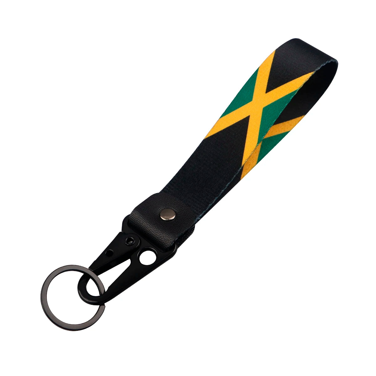 Flag Car Keychain Key Ring detail view