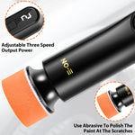 Car Polishing Machine Wireless Electric Polishing Sanding Wax Tool for vehicle Paint S close-up view