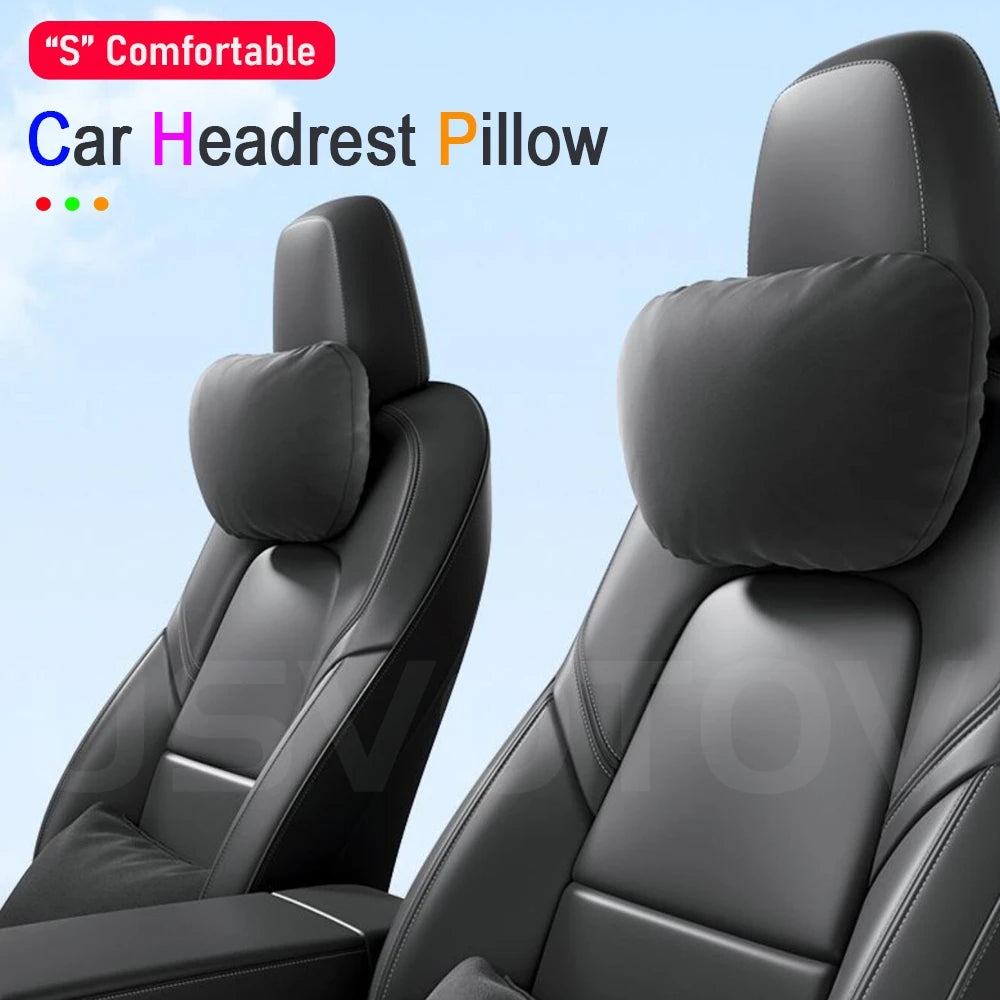 USVOTOV Uniquely Designed Headrest Pillow for Tesla Model 3 Y S X Neck Pillow Soft Ca alternate view