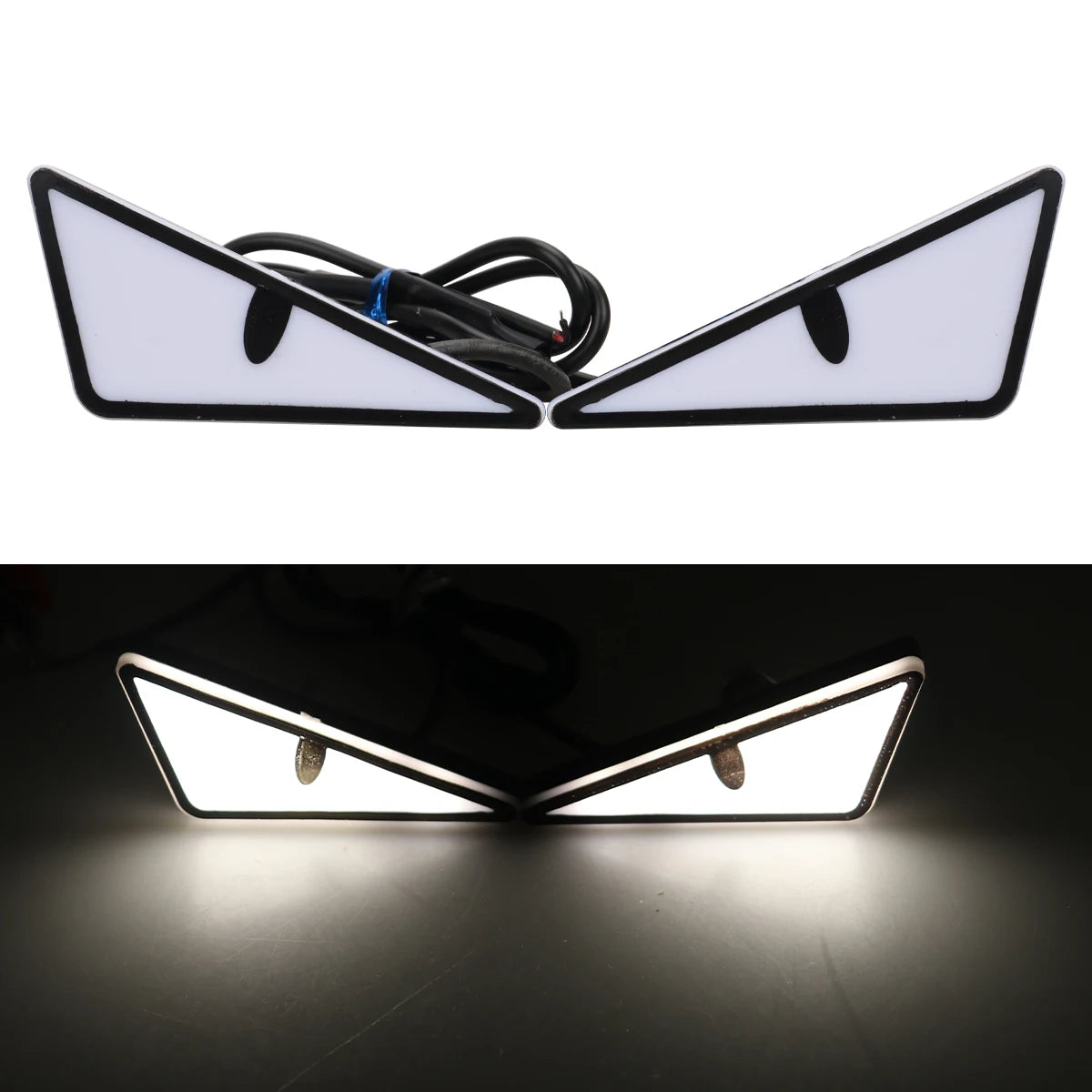 Universal Car LED Devil Eyes Light Demon Eyes Headlight Motorcycle Mini Turn Signal F lifestyle view