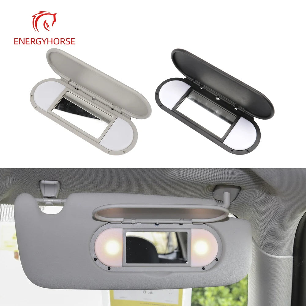 Car Roof Sunvisor Sun Visor Makeup Mirror Glass Cover Light Lamp Cap Lid For BMW Mini F54 F55 F56 F60 2015-2020