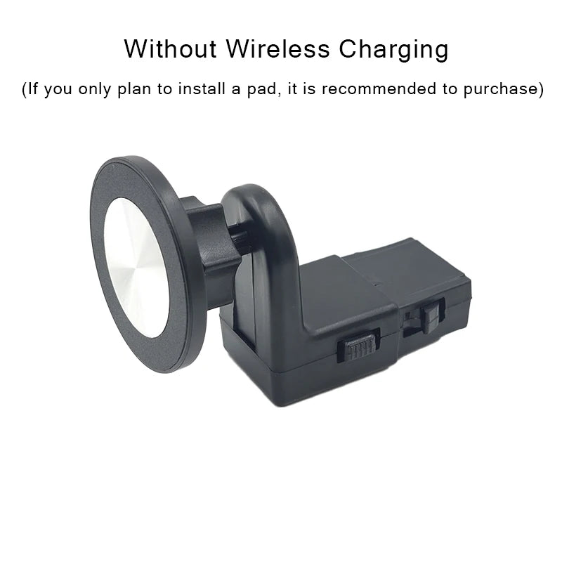 For BMW 5 7 Series I5 I7 IX X5 X6 X7 2023 2024 2025 Car Seat Pad Magnetic Holder Phone 15W Wireless Charger Stand Trim