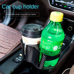 Car Two-Hole Cup Holder Expander | Adjustable Drink Organizer for Vehicles alternate view