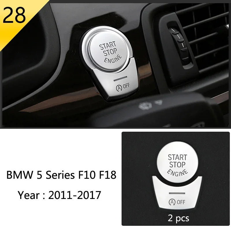 Car Interior Front Reading Lampshade, Lamp Decoration Frame For BMW 5 Series F10 F11 F close-up view