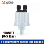 85mm 6 in 1 LCD MultiFunction Gauge | Tachometer Fuel Level Water Temp Oil Pressure additional angle