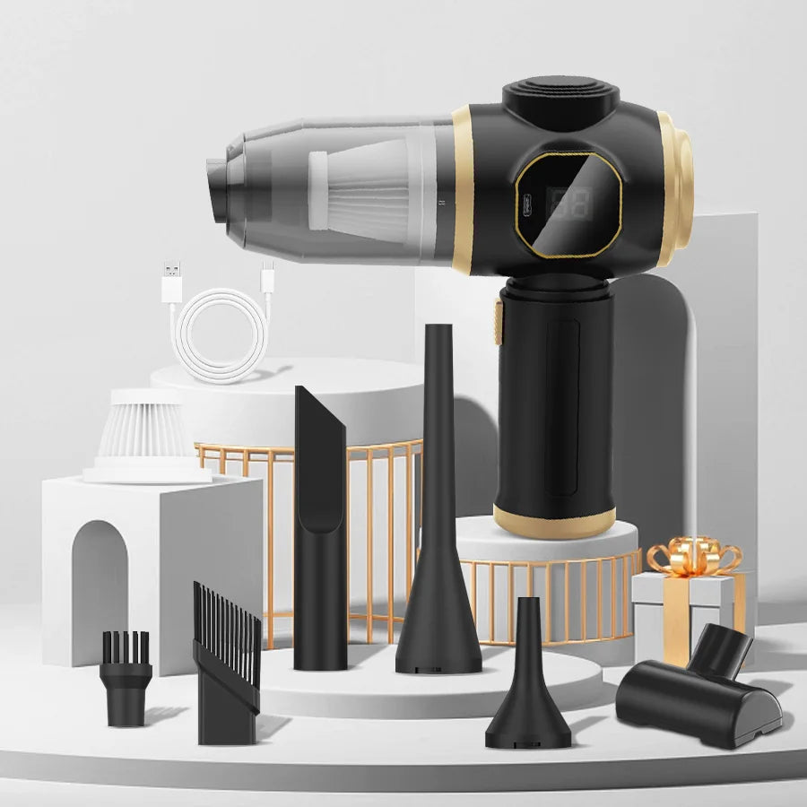 ABS Wireless Car Vacuum Cleaner | High Power Handheld Vacuum for Car, Home, Sofa, a additional angle