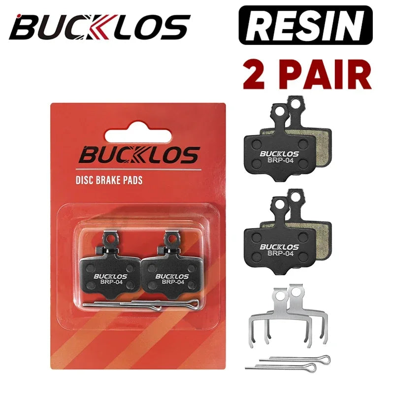 BUCKLOS Resin Disc Brake Pads for SRAM AVID | Wear-Resistant Hydraulic MTB Brake Pa additional angle