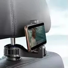 Car Rear Headrest Hook Phone Holder Bracket