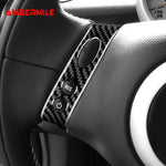 For Mini Cooper Hatch One R50 R53 2001-2006 Steering Wheel Button Sticker Strip Soft lifestyle view