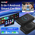 CarlinKit Android TV Box CarPlay Ai Box | Wireless CarPlay & Android Auto Adapter with Netflix, YouT