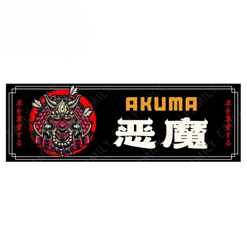 Custom PVC JDM Slap Sticker Vinyl Car Wrap Decal for Trunk Windows Motorcycle Camperva close-up view