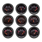 12V 52mm Car Gauge Set | Water Temp Oil Temp Voltmeter Oil Press Vacuum Boost Air Fuel Ratio EGT