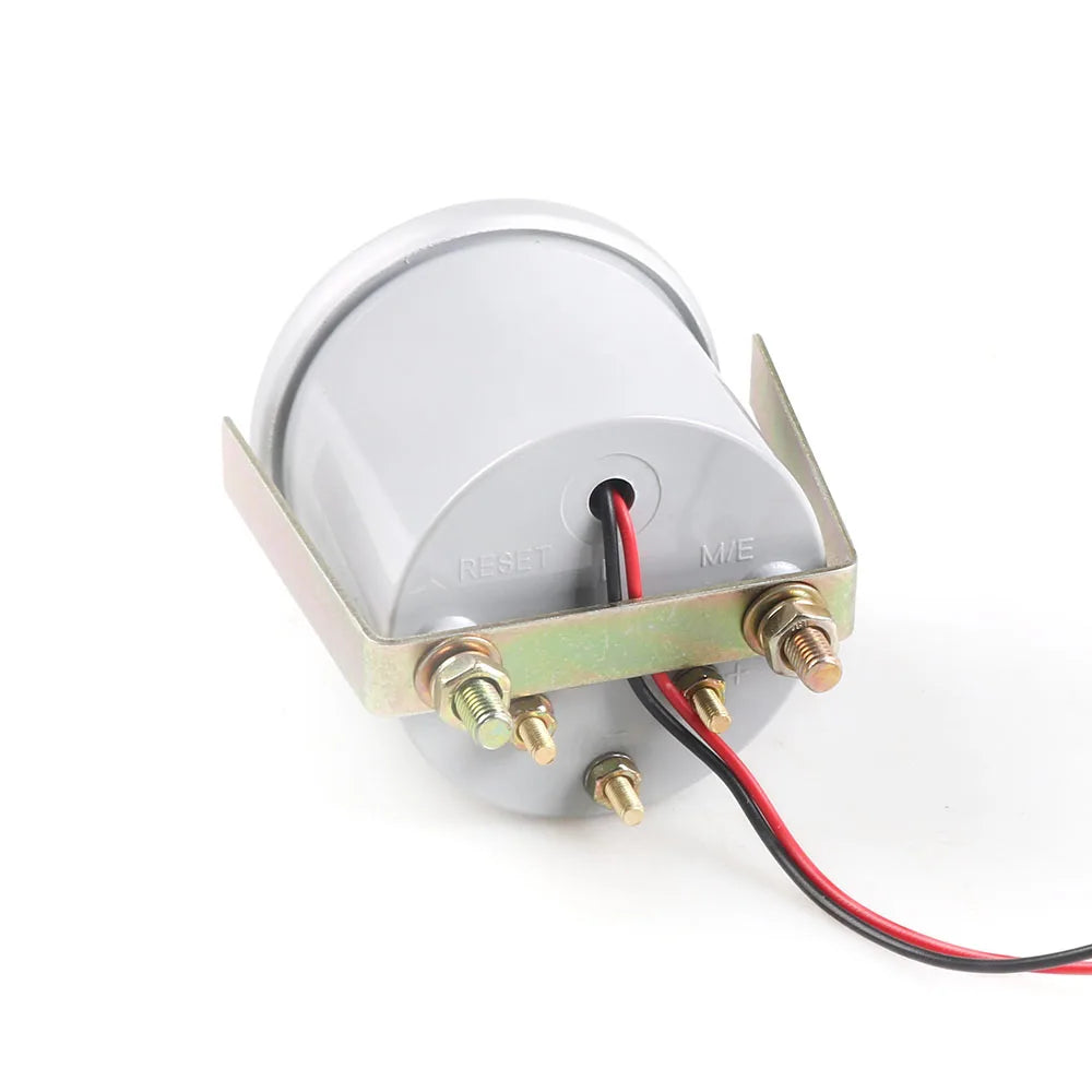 White LED Voltmeter 8-16V | 52mm Universal Car Voltage Gauge Smoke Lens lifestyle view