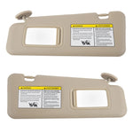 For Toyota Highlander 2009 2010 2011 2012 Car Front Sun Visor Panel Driver & Passenger Side Sunvisor Replacement 74320-48500-B0