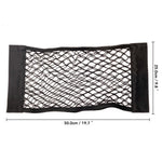 Car Back Seat Mesh Storage Organizer | Universal Elastic String Net for Trunk additional angle