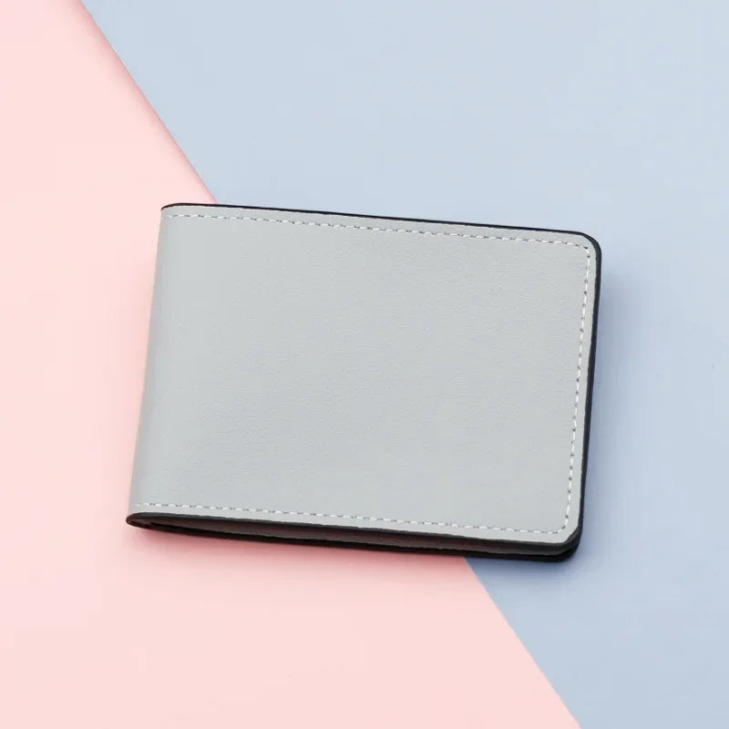 Ultra Thin Driver License Card Holder Artificial PU Cover close-up view