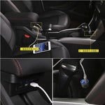 For Peugeot 2008 Armrest box 2012-2018 Car Storage Box With USB Charging Auto Retrofit Parts Interior Details Car Accessories