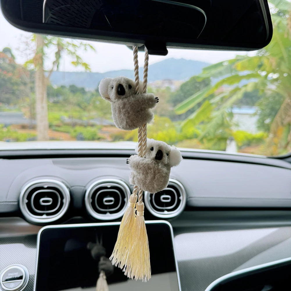 Koala Plush Car Hanging Ornament for Rearview Mirror