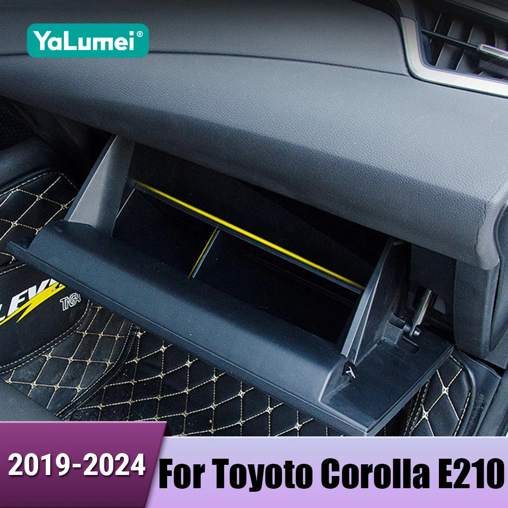 Car Co-Pilot Glove Box Organizer Division Board Storage For Toyota Corolla E210 2019 2020 2021 2022
